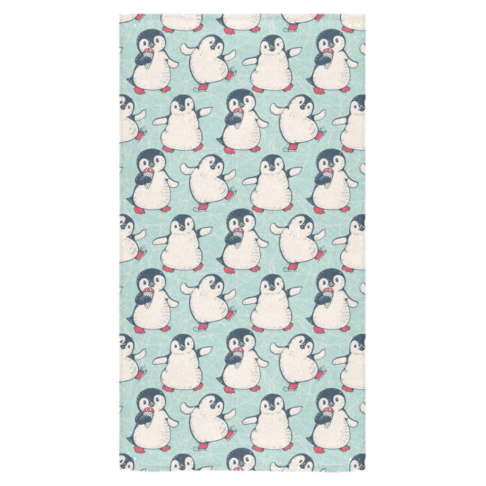 Cute Penguin pattern Bath Towel