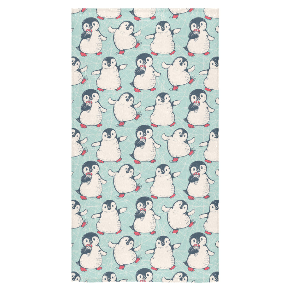 Cute Penguin pattern Bath Towel