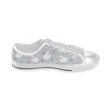 Sweet dreams sheep pattern Men's Low Top Shoes White