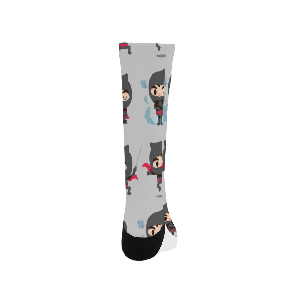 Cute ninja pattern Crew Socks