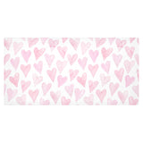 Watercolor pink heart pattern Tablecloth