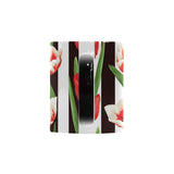 red and white tulips pattern Morphing Mug Heat Changing Mug