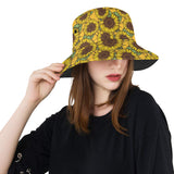 Sunflower pattern Unisex Bucket Hat