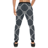 nautical steering wheel rope pattern Unisex Casual Sweatpants