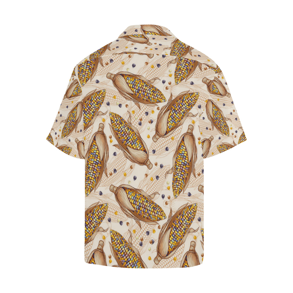 Corn Pattern Print Design 03 Men's All Over Print Hawaiian Shirt (Model T58)