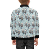 Lovely Sea Otter Pattern Kids' Boys' Girls' Bomber Jacket