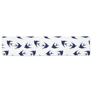 Swallow Pattern Print Design 03 Table Runner