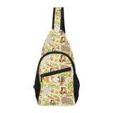 Guinea Pig Pattern Print Design 04 All Over Print Chest Bag