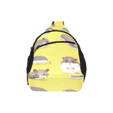 Cute Hamster pattern All Over Print Chest Bag