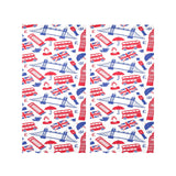 British Pattern Print Design 01 Gauze Curtain