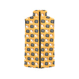 English Bulldog Pattern Print Design 04 Women's Padded Vest