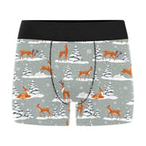 Beautiful deers Winter Christmas Men's All Over Print Boxer Briefs Men's Underwear