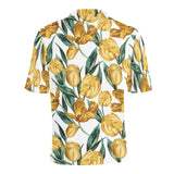 yellow tulips pattern Men's All Over Print Polo Shirt