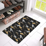 saxophone design pattern Doormat