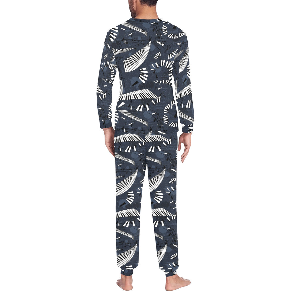 Piano Pattern Print Design 02 Men's All Over Print Pajama