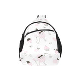 Poodle dog rose cake pattern All Over Print Chest Bag