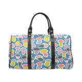 Colorful mushroom design pattern Travel Bag