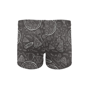 Pizza pattern Men's Swimming Trunks