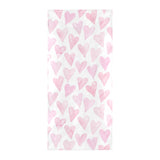 Watercolor pink heart pattern Beach Towel