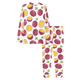 Passion fruit design pattern Women's All Over Print Pajama Set
