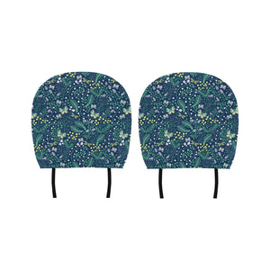 butterfly leaves pattern Car Headrest Cover