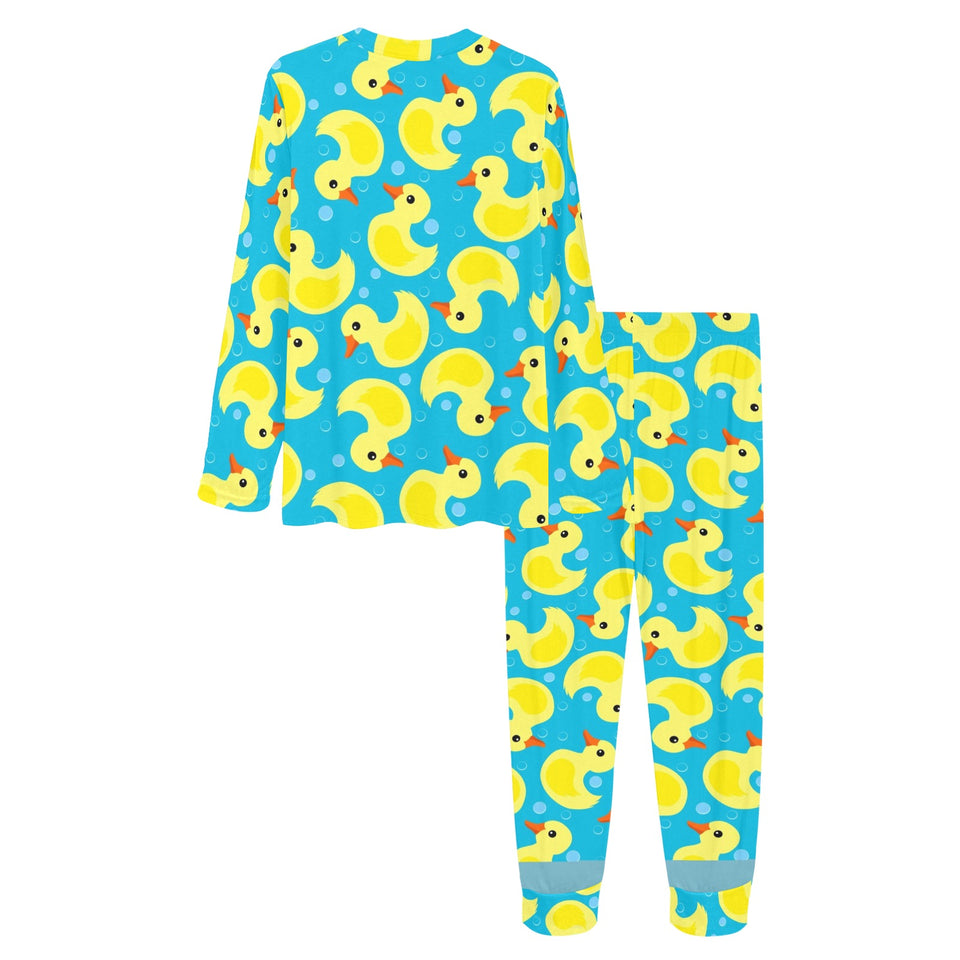 Duck Pattern Print Design 04 Women's All Over Print Pajama Set