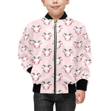 Cute goat pattern Kids' Boys' Girls' Bomber Jacket