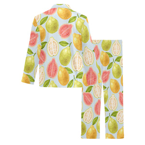 Guava design pattern Men's Long Pajama Set