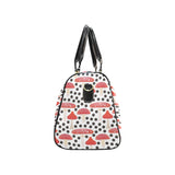Red mushroom dot pattern Travel Bag