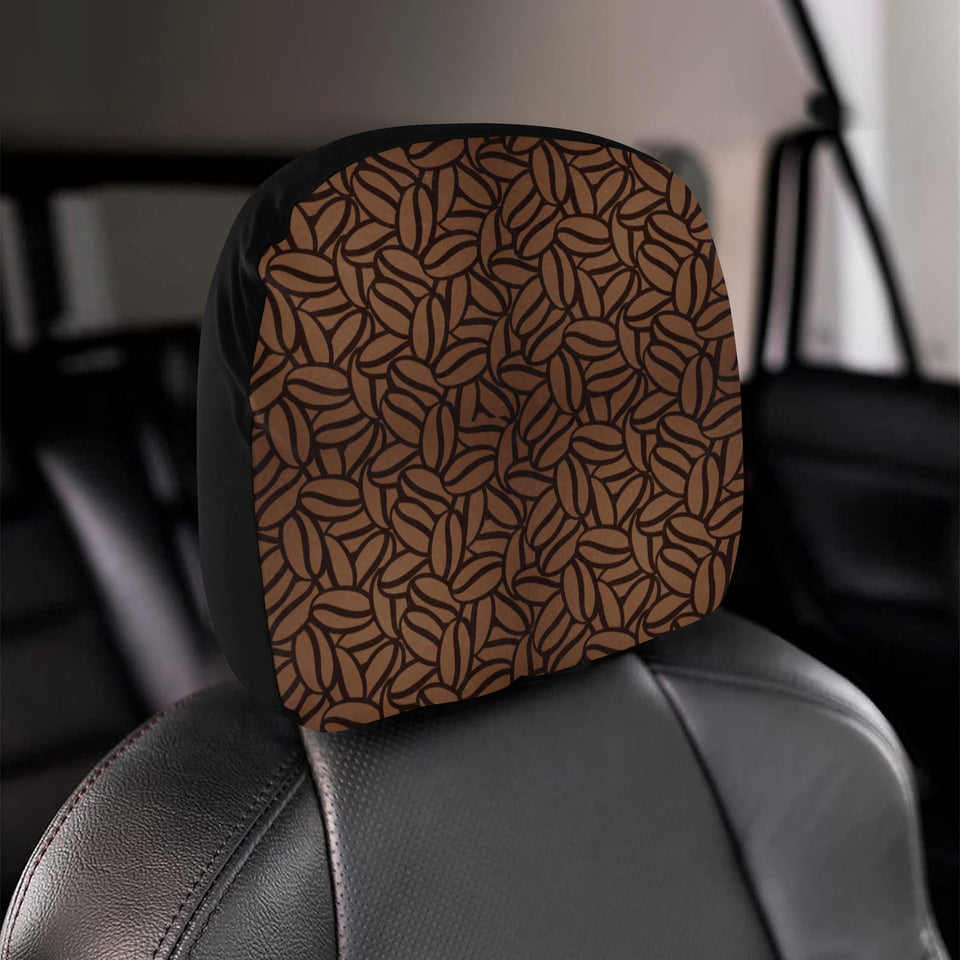 coffee bean pattern Car Headrest Cover