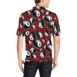 Billiard Ball Pattern Print Design 05 Men's All Over Print Polo Shirt