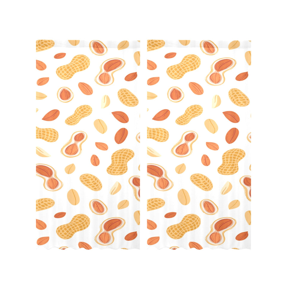 peanuts pattern Gauze Curtain