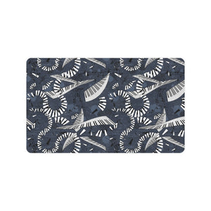 Piano Pattern Print Design 02 Doormat