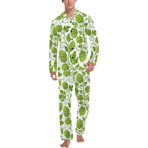 Hop design pattern Men's Long Pajama Set