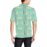 Giraffe Pattern Print Design 01 Men's All Over Print Polo Shirt