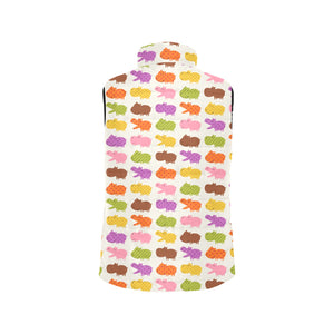 Hippopotamus Pattern Print Design 01 Men's Padded Vest