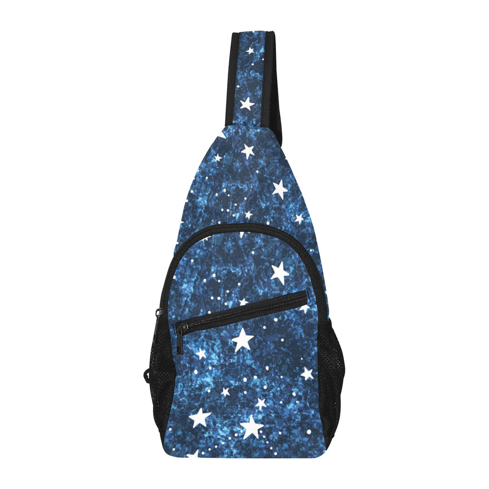 Night sky star pattern All Over Print Chest Bag