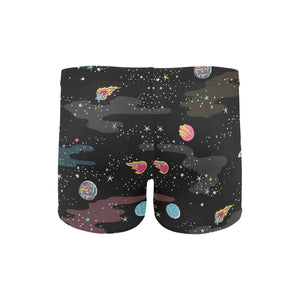 space pattern Men's Swimming Trunks
