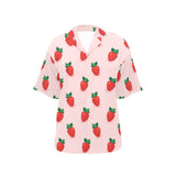 Strawberry beautiful pattern Women's All Over Print Hawaiian Shirt