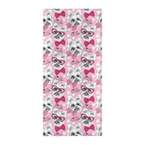 Yorkshire Terrier Pattern Print Design 03 Beach Towel