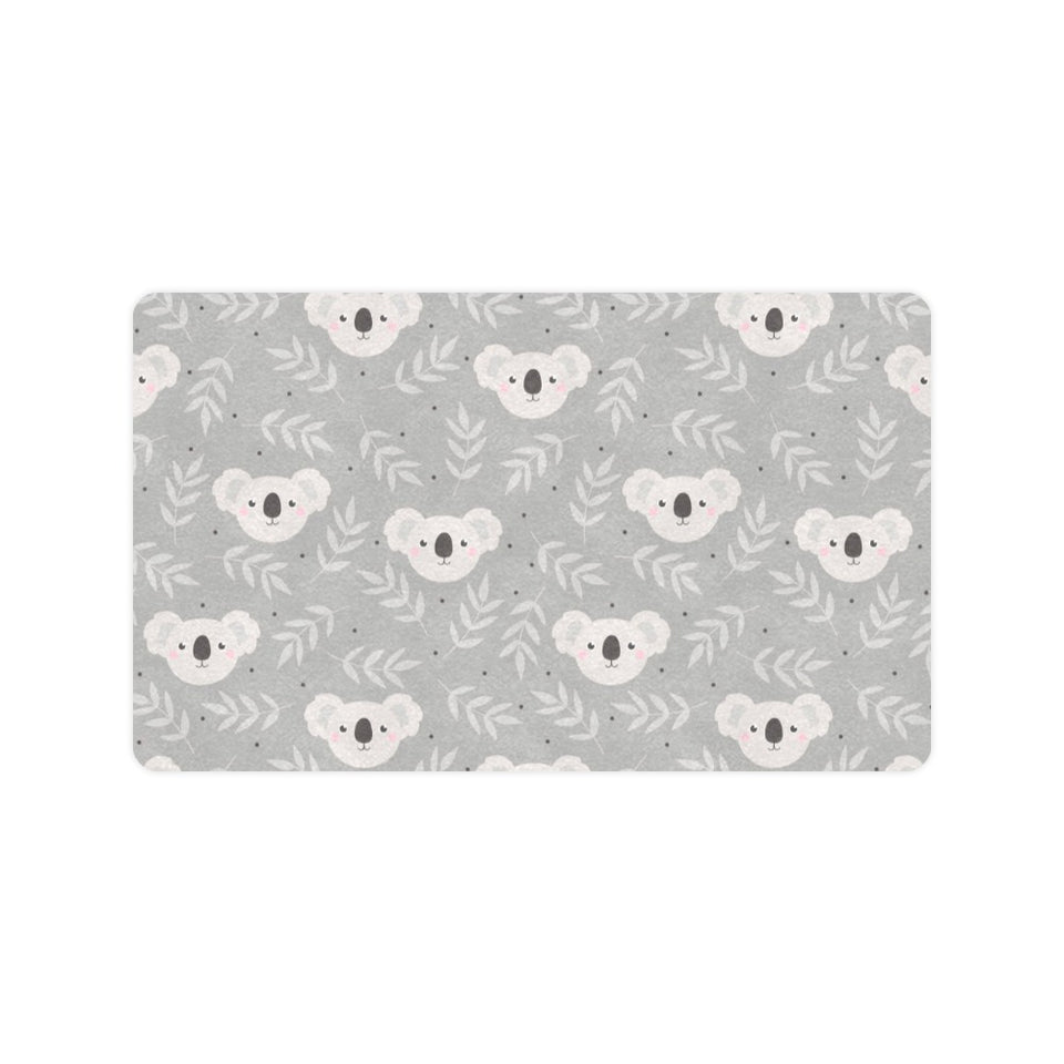 Cute koala leaves pattern Doormat