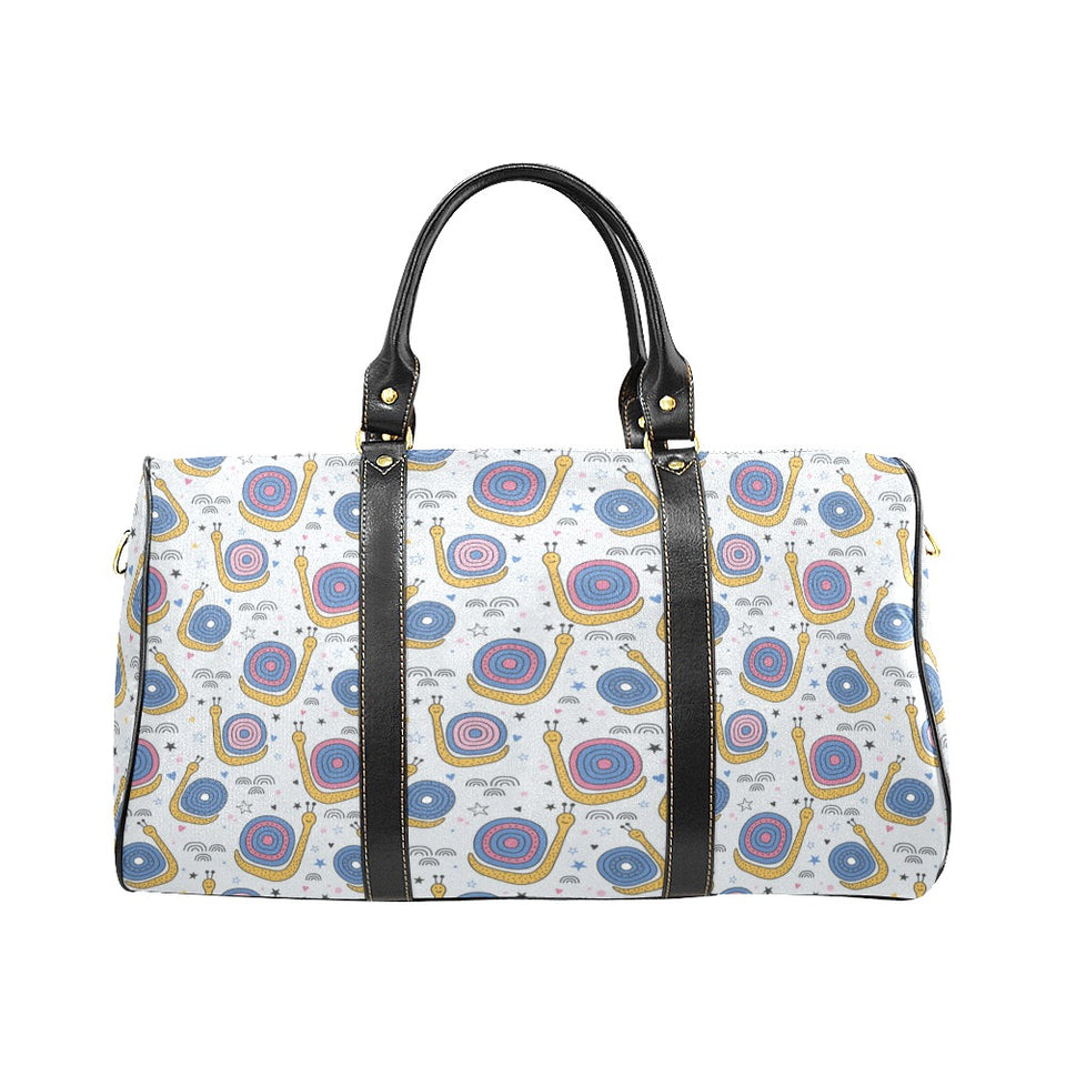 Snail Pattern Print Design 05 Travel Bag
