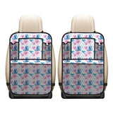 Hummingbird Pattern Print Design 02 Car Seat Back Organizer