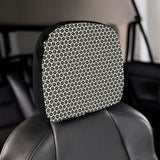 Coffee bean abstract modern pattern Car Headrest Cover