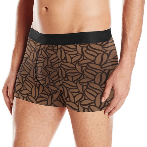 coffee bean pattern Men's All Over Print Boxer Briefs Men's Underwear