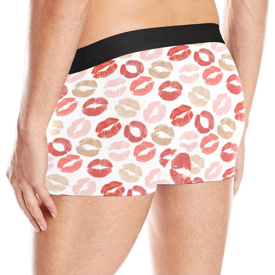 Lips Pattern Print Design 04 Men's All Over Print Boxer Briefs Men's Underwear