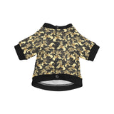 Goldfish Pattern Print Design 01 All Over Print Pet Dog Round Neck Fuzzy Shirt