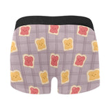 Bread Toast Pattern Print Design 05 Men's All Over Print Boxer Briefs Men's Underwear