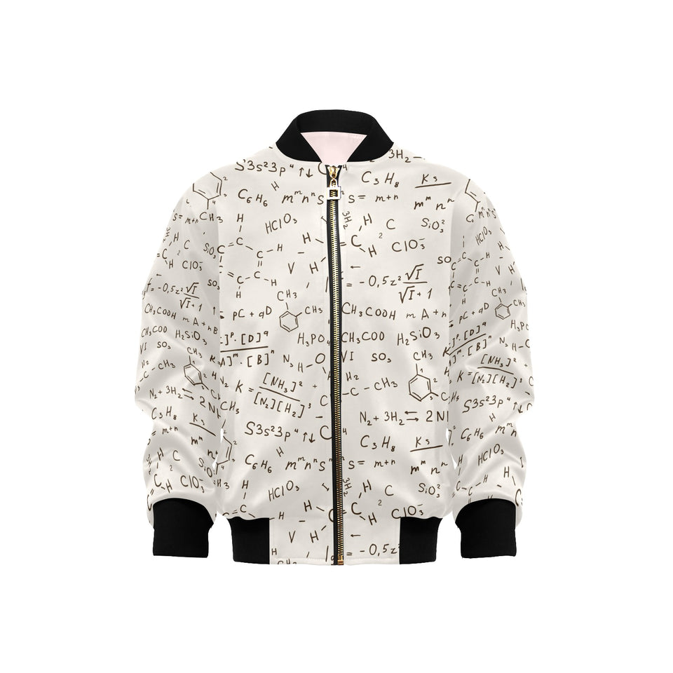 Chemistry Periodic Table Pattern Print Design 04 Kids' Boys' Girls' Bomber Jacket