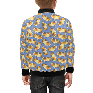Guinea Pig Pattern Print Design 02 Kids' Boys' Girls' Bomber Jacket
